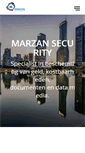 Mobile Screenshot of marzansecurity.com