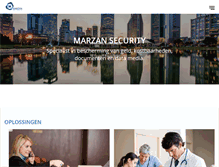 Tablet Screenshot of marzansecurity.com